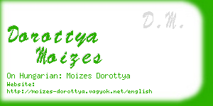 dorottya moizes business card